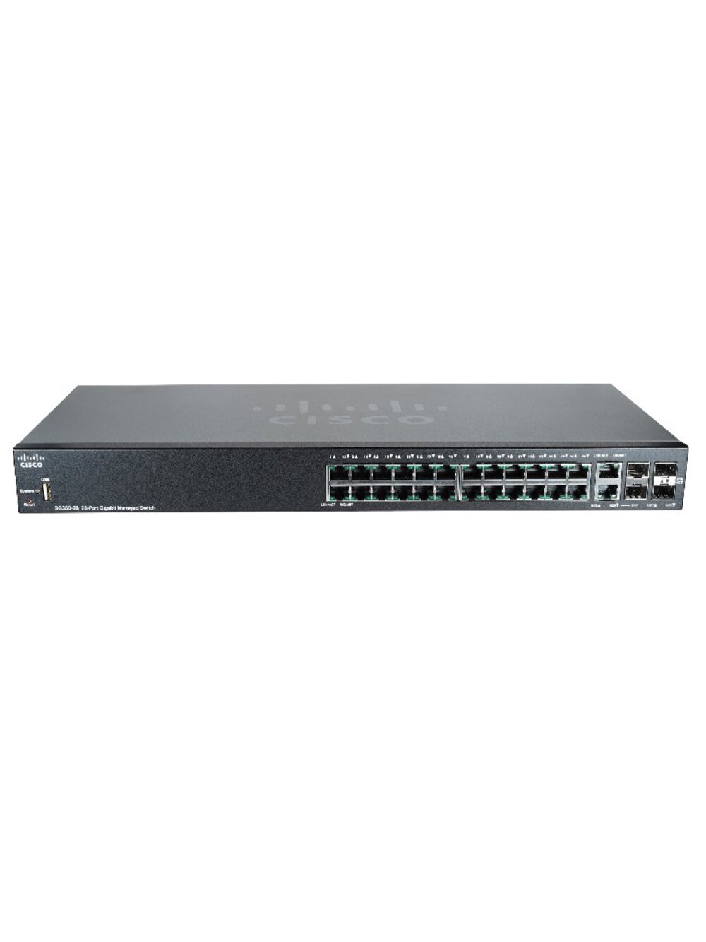 Cisco SG350-28-K9 28-Port Gigabit Managed Switch (Renewed)